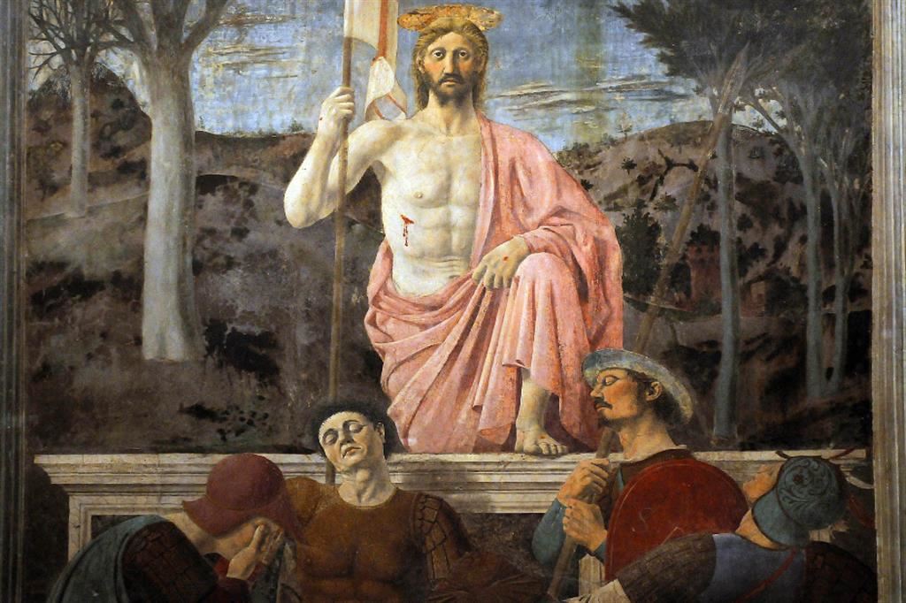 Piero della Francesca, "Cristo Risorto" (1450-1463). Museo Civico di Sansepolcro