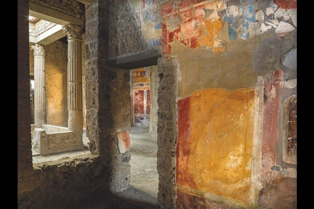 Dal libro "Interno Pompeiano" (5 Continents) di Luigi Spina: la Casa dei Quattro Stili
