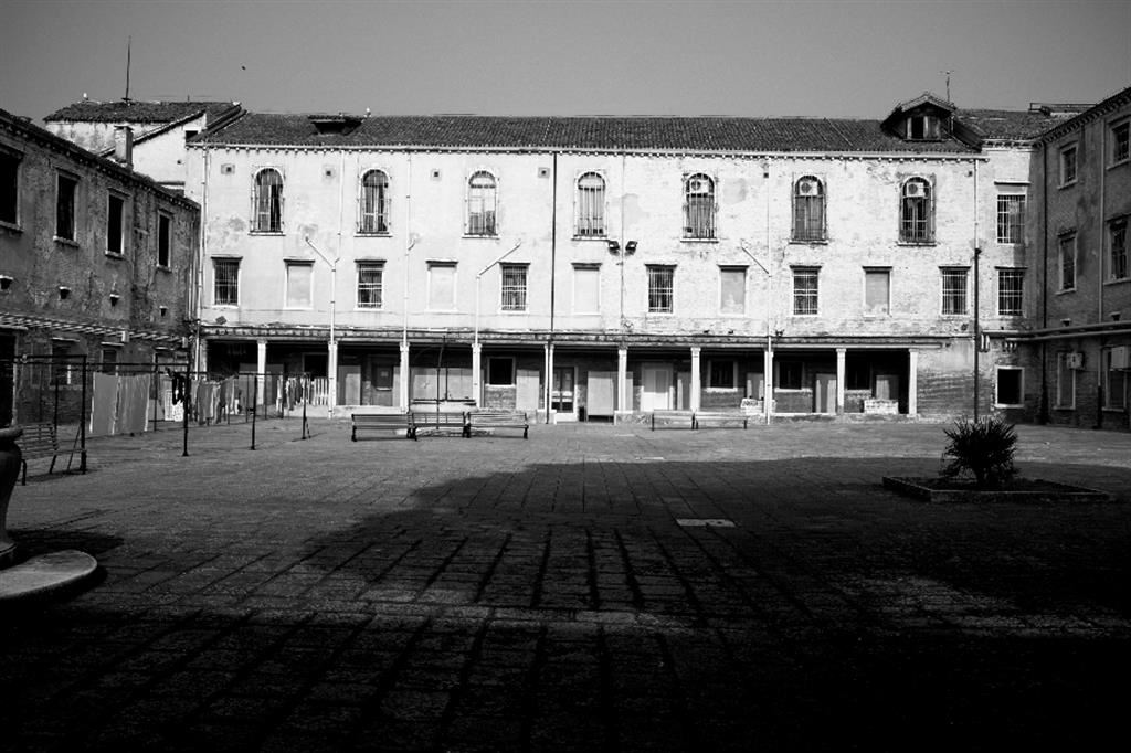 La Corte del Passeggio della Casa di reclusione femminile Venezia-Giudecca