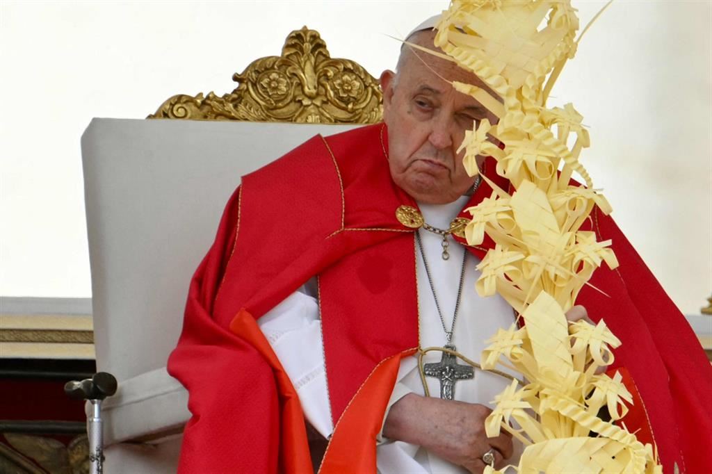 Il Papa non ha letto l'omelia della Messa nella Domenica delle Palme