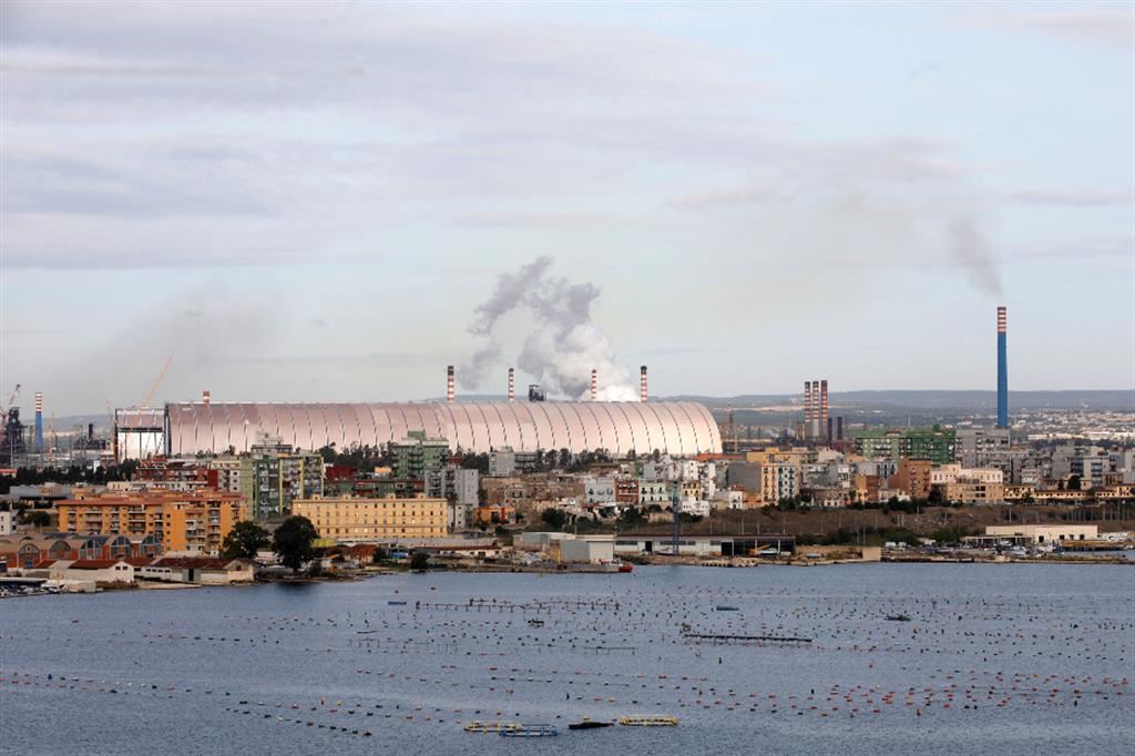 Le acciarie Arcelor Mittal, l'ex Ilva, a Taranto