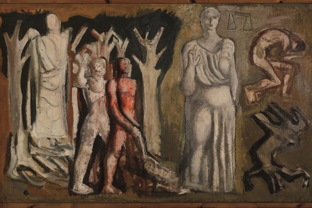 Mario Sironi, "La Giustizia", 1936-1937; Museo d’arte moderna e contemporanea “Filippo de Pisis”, Ferrara - Mart