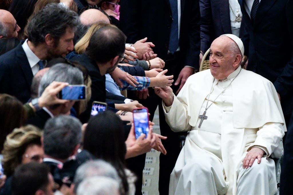 Papa Francesco incontra la Rai