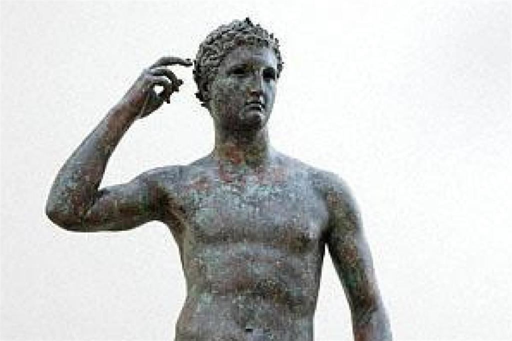 L'Atleta di Fano, attribuito a Lisippo, su cui è in corso da anni un contenzioso tra Stato italiano e il Getty museum di Los Angeles