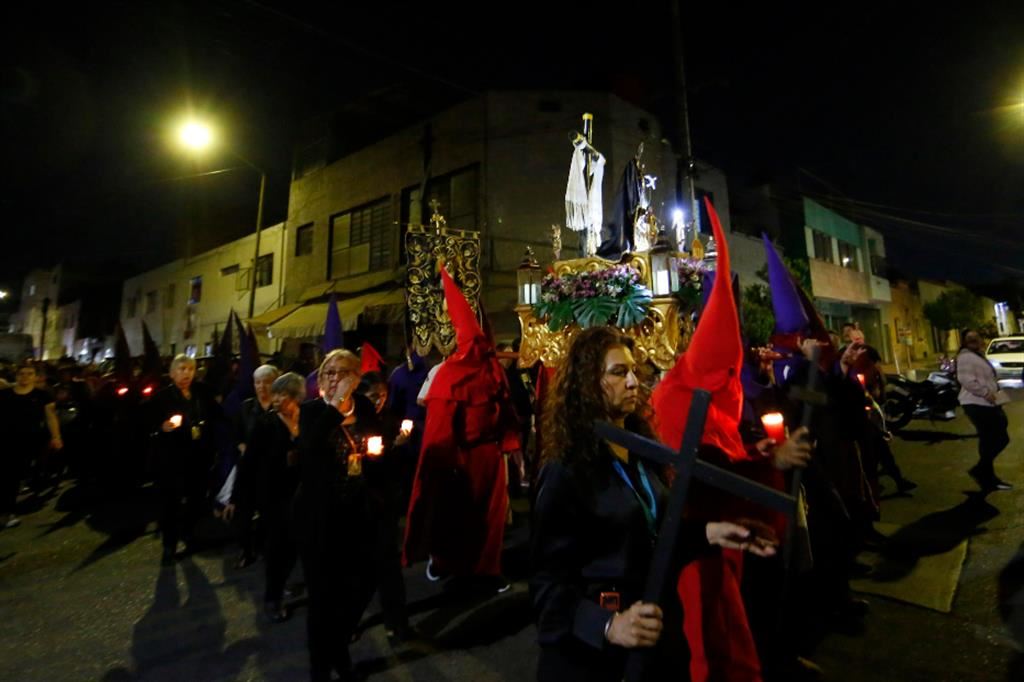 La processione del silenzio, a Guadalajara in Messico