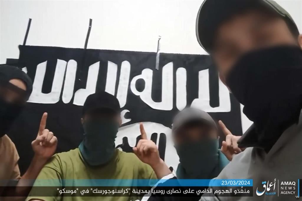 Il post con cui l'Isis ha rivendicato l'attentato al Crocus City Hall di Mosca