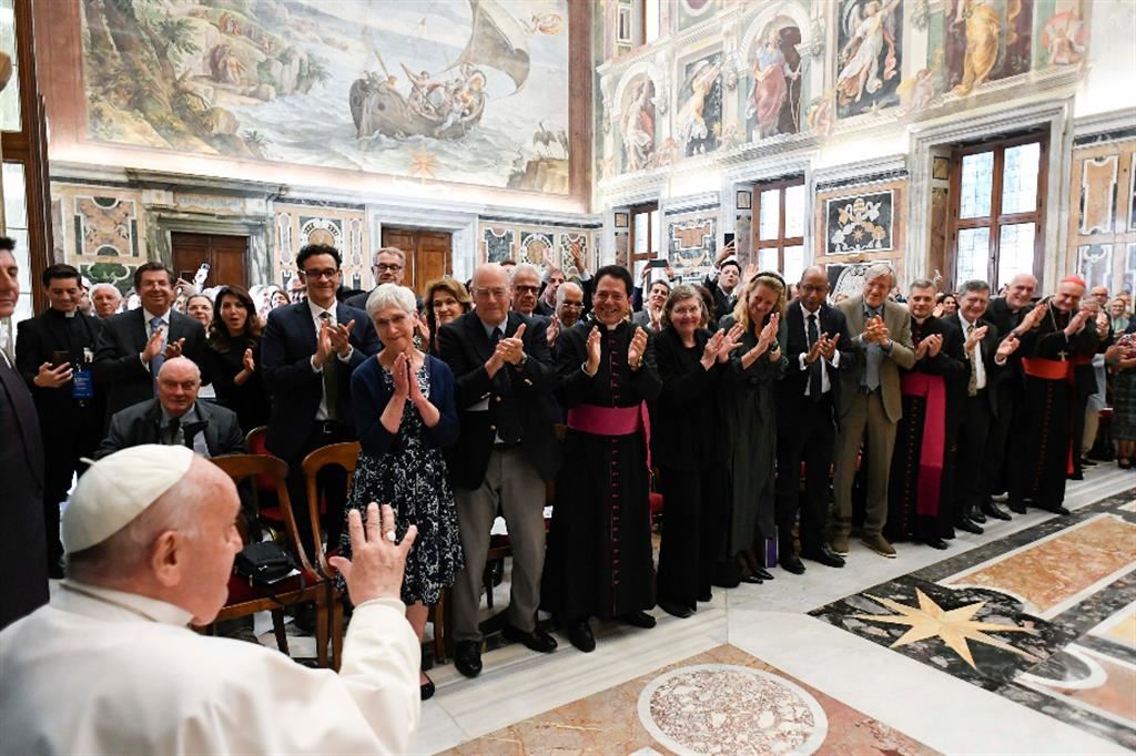 Il Papa incontra i partecipanti al Meeting organizzato dalla "Fratelli Tutti"