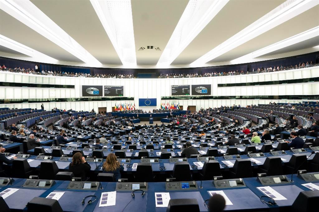 L'aula del Parlamento europeo