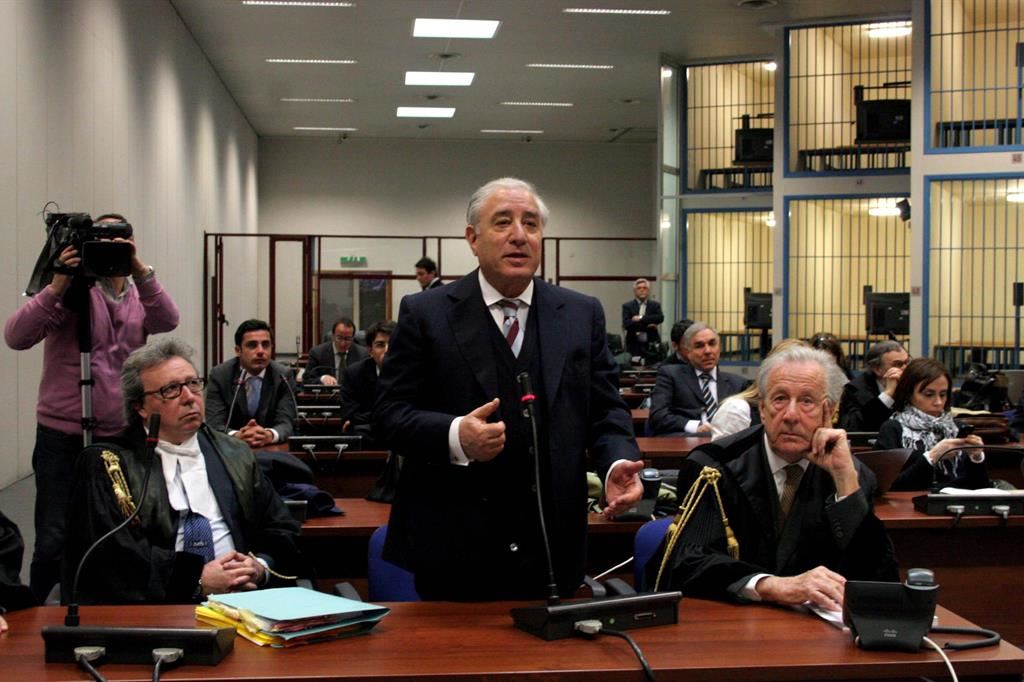 Marcello Dell'Utri in tribunale (Archivio)