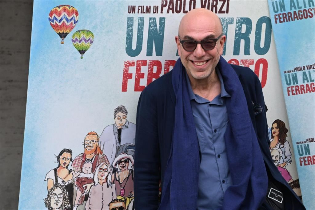 Il regista Paolo Virzì alla presentazione del film "Un altro ferragosto" dal 7 marzo nelle sale