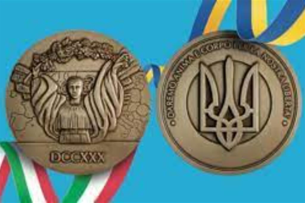 Una medaglia della Zecca per la resistenza ucraina