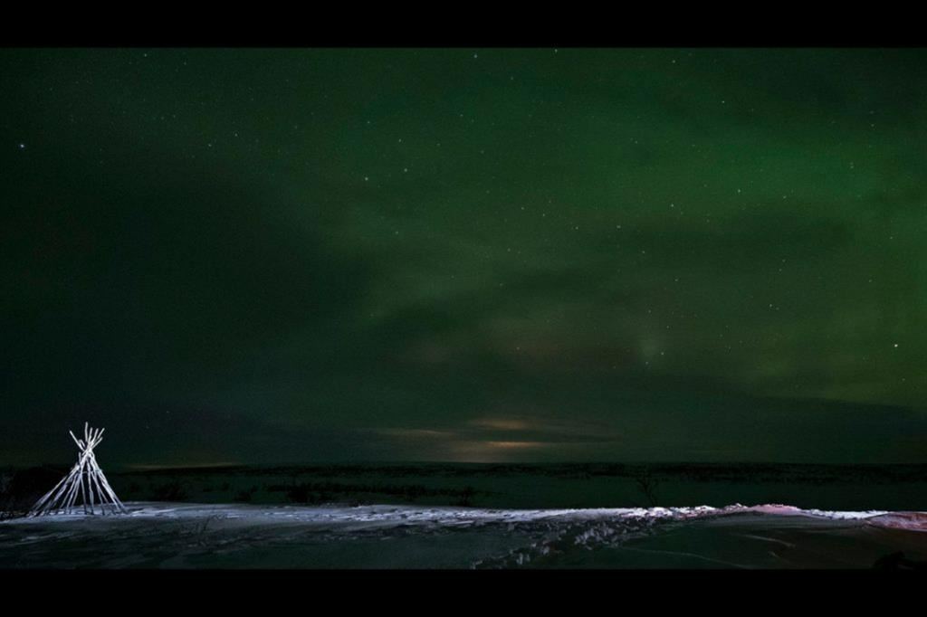 L'aurora boreale a Saitijavri, tundra, 2020 - © Valentina Tamborra
