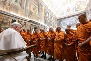 Il Papa ai buddisti: «Collaboriamo per un mondo più inclusivo»