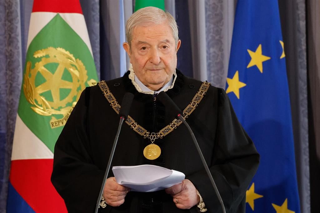 Il presidente della Corte costituzionale Augusto Barbera