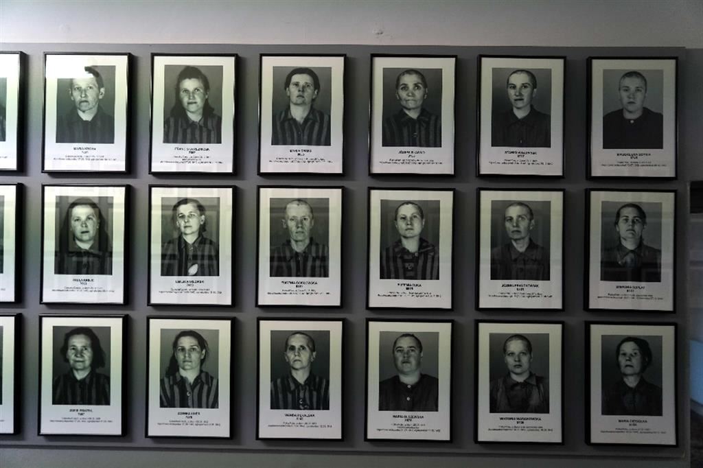 Una galleria di ritratti di prigionieri di Auschwitz