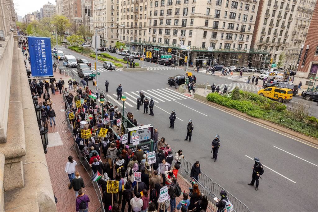 Continuano le proteste a New York dopo gli arresti alla Columbia University
