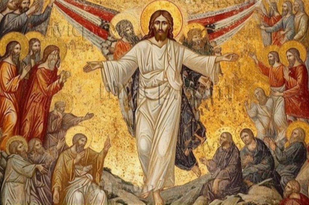 Un'immagine del trionfo di Cristo risorto