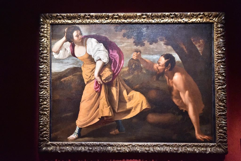 Corisca e il satiro è un'opera di Artemisia Gentileschi