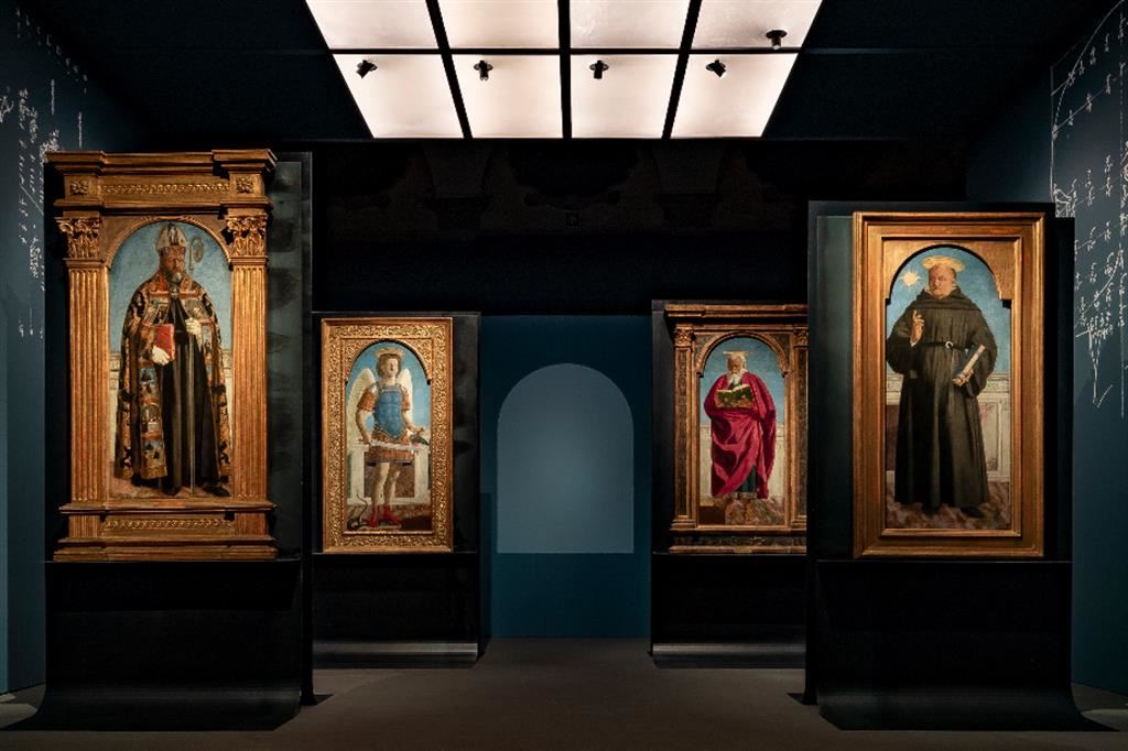 Le tavole riunite del Polittico di Sant'Agostino di Piero della Francesca