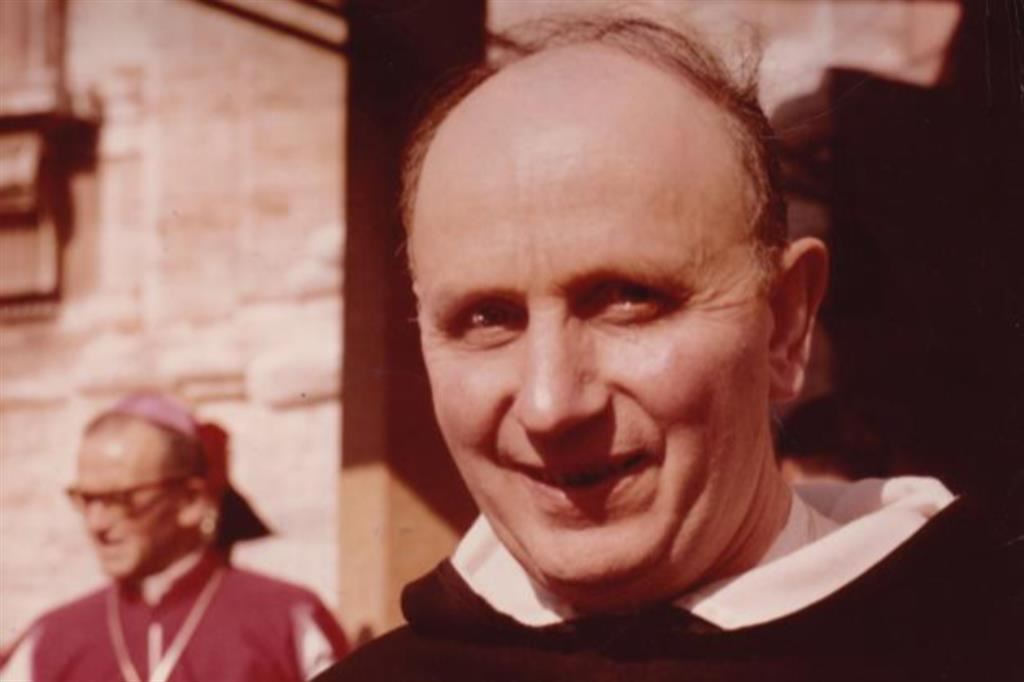 Yves Congar durante i lavori del Concilio Vaticano II