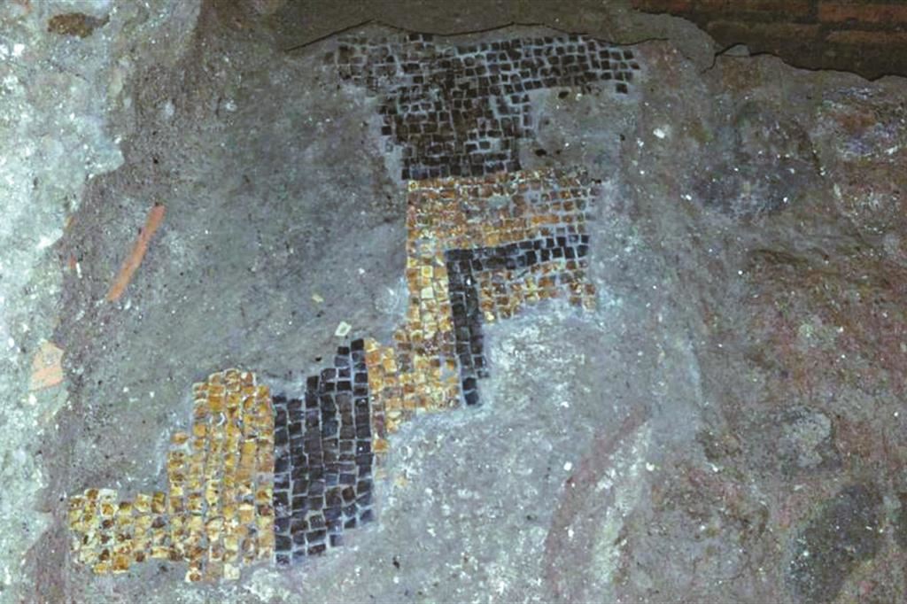 Mosaico dell'area della Porticus Minucia - Soprintendenza Speciale di Roma