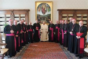 I vescovi del Veneto dal Papa. Moraglia: invitati all’audacia